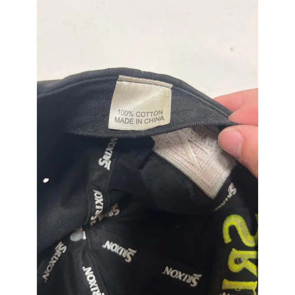 Srixon Z Star CapHat Adjustable Strap Tour Yellow 100% Cotton